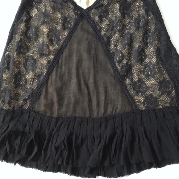 Free People Angel Lace Dress Woman’s XS High Neck Feminine Romantic Open Back - Picture 6 of 13